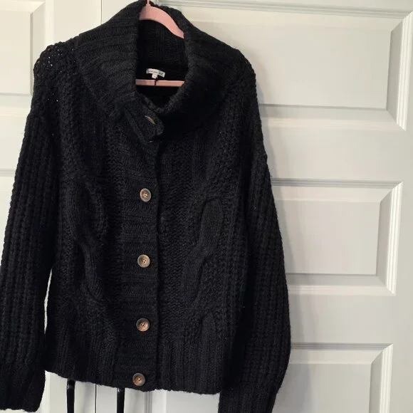 NWT: Unsubscribed Button Down ALPACA Cardigan Sweater
